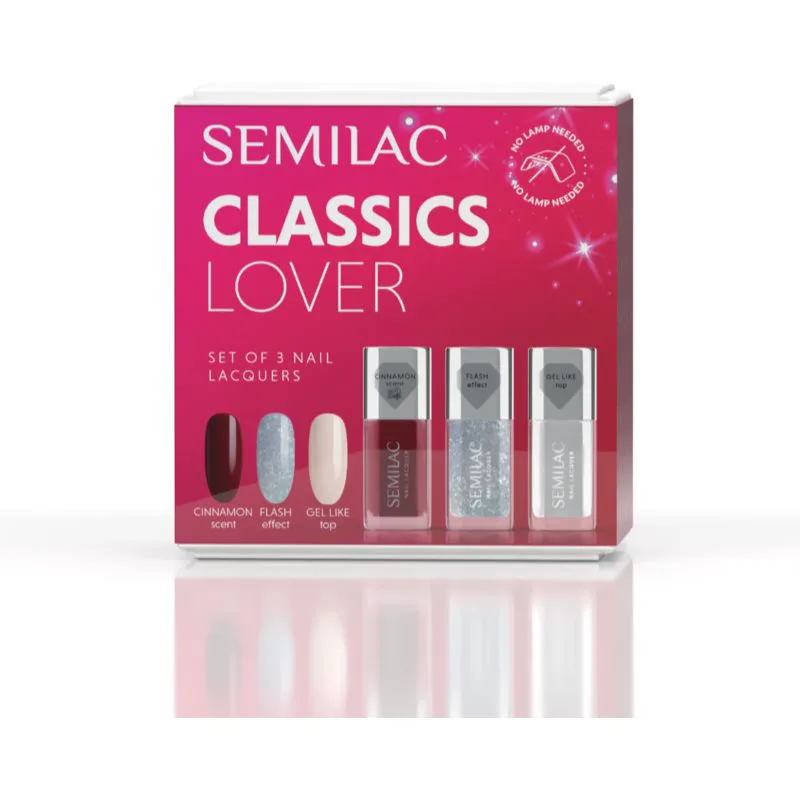 Semilac Set Classics Lover Σετ βερνίκι νυχιών
