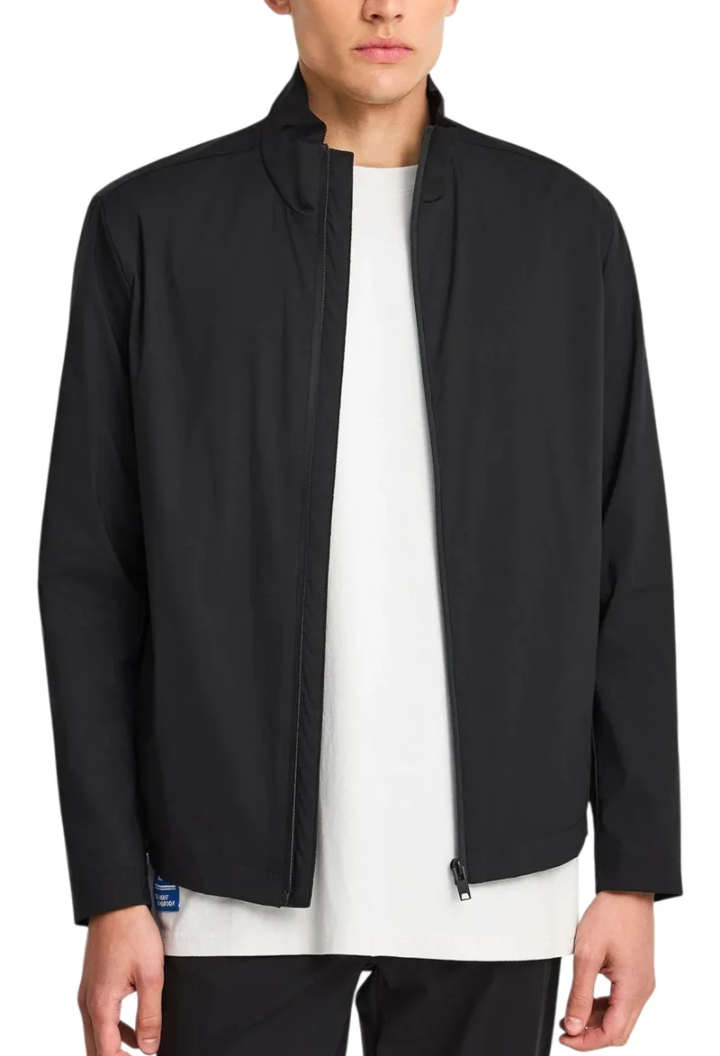 Μπουφάν Funky Buddha Casual Τζάκετ FBM013-005-01-BLACK Ανδρικό