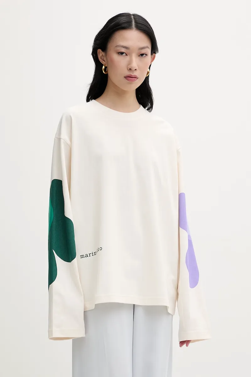 Marimekko μακρυμάνικο γυναικείο βαμβακερό