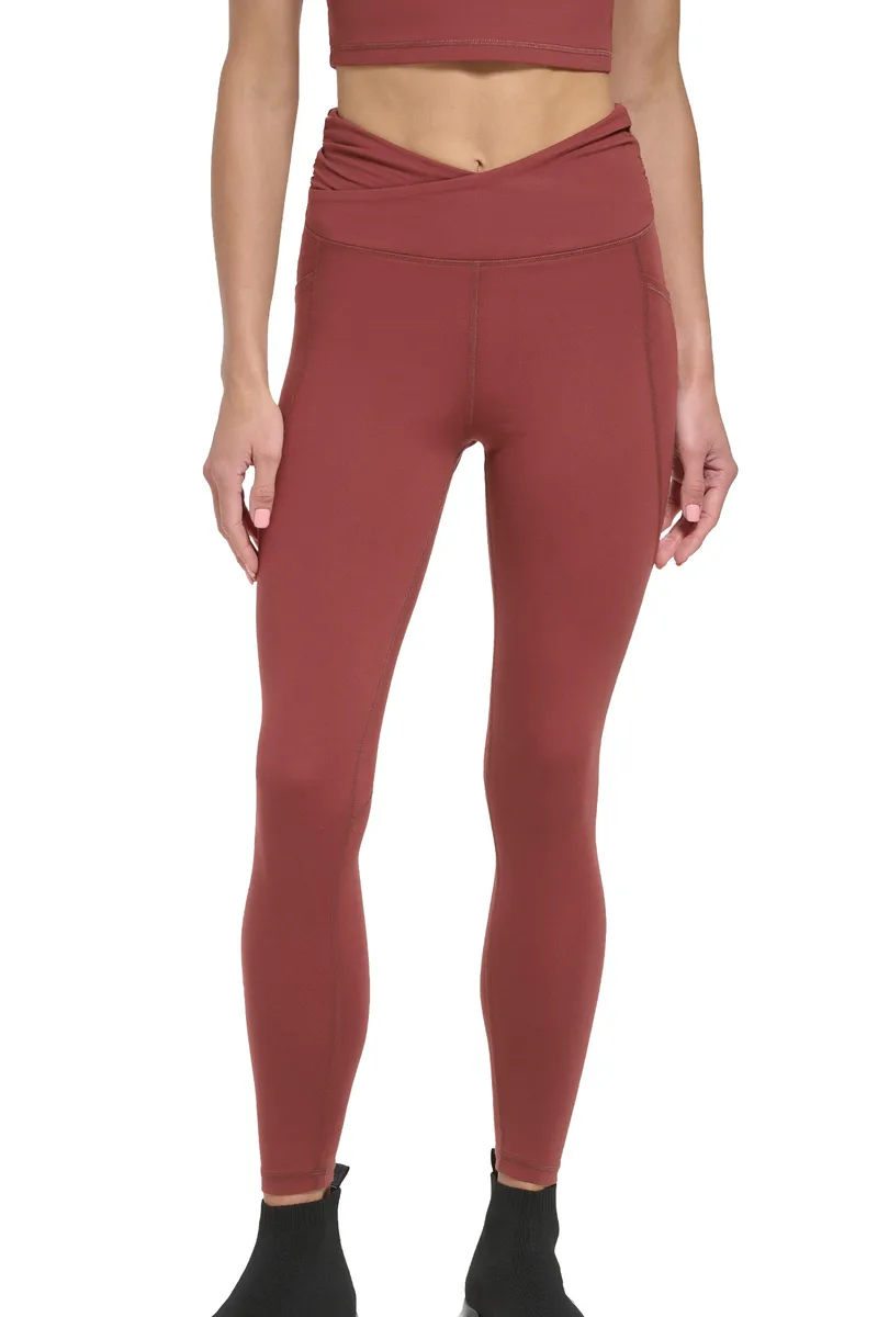 Κολάν DKNY Balance Crossover High Waist 7/8 DP2P3052-228 Γυναικείο