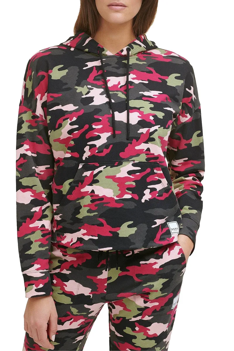 Μπλούζα Μακρυμάνικη DKNY Sport Logo Με Κουκούλα DP1T8294-H7B Γυναικείο