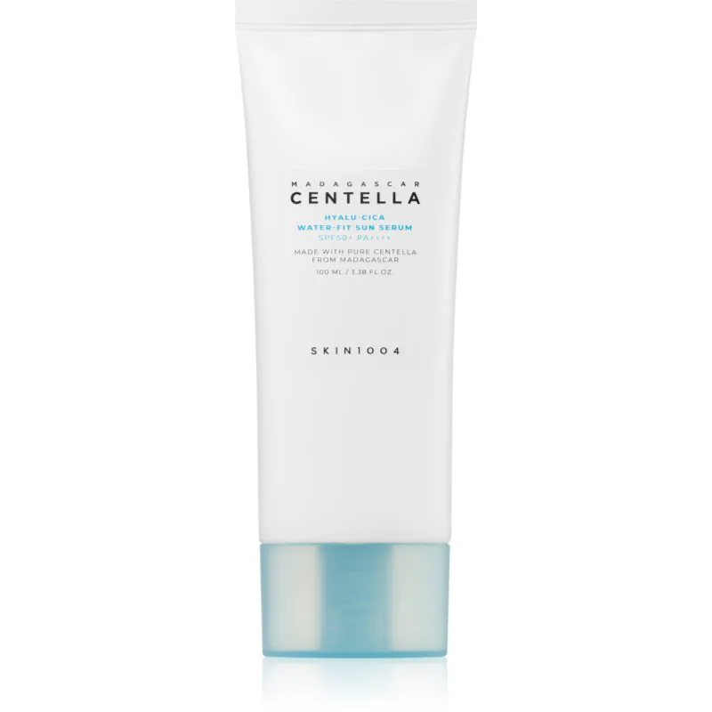 SKIN1004 Madagascar Centella Hyalu-Cica Water-Fit Sun Serum προστατευτικός ορός με ενυδατικό αποτέλεσμα SPF 50+ 100 ml