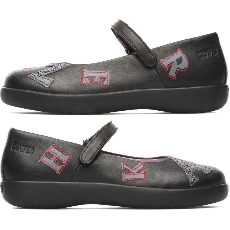CAMPER Twins - Μπαλαρίνες Για - Μαύρο, Μέγεθος 29, Smooth leather