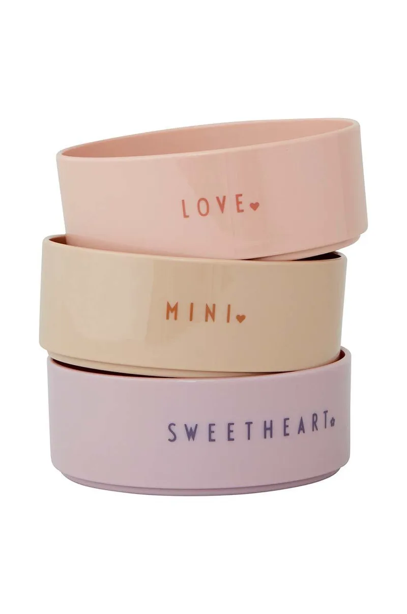 Σετ μπολ Design Letters Mini favourite bowl set 3-pack