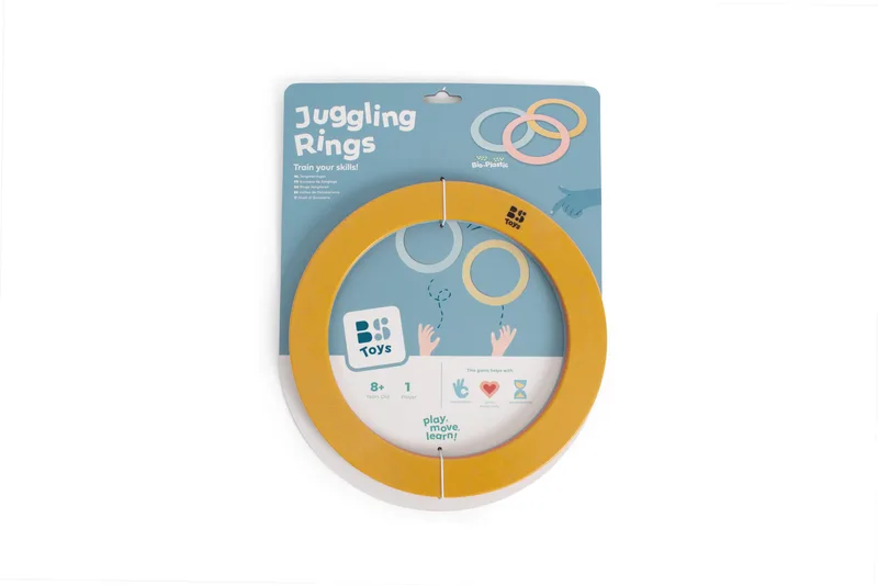 Ξύλινοι Δακτύλιοι Ζογκλερικών BS Toys GA503 - Bs Toys - GA503