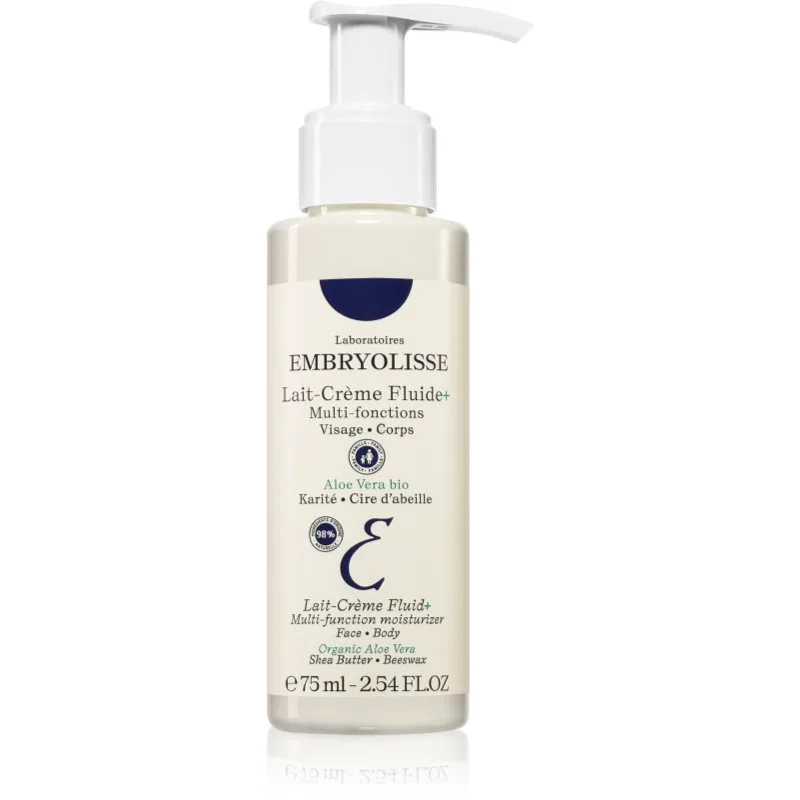 Embryolisse Lait-Crème Fluide+ πολυλειτουργική κρέμα για σώμα και πρόσωπο 75 ml