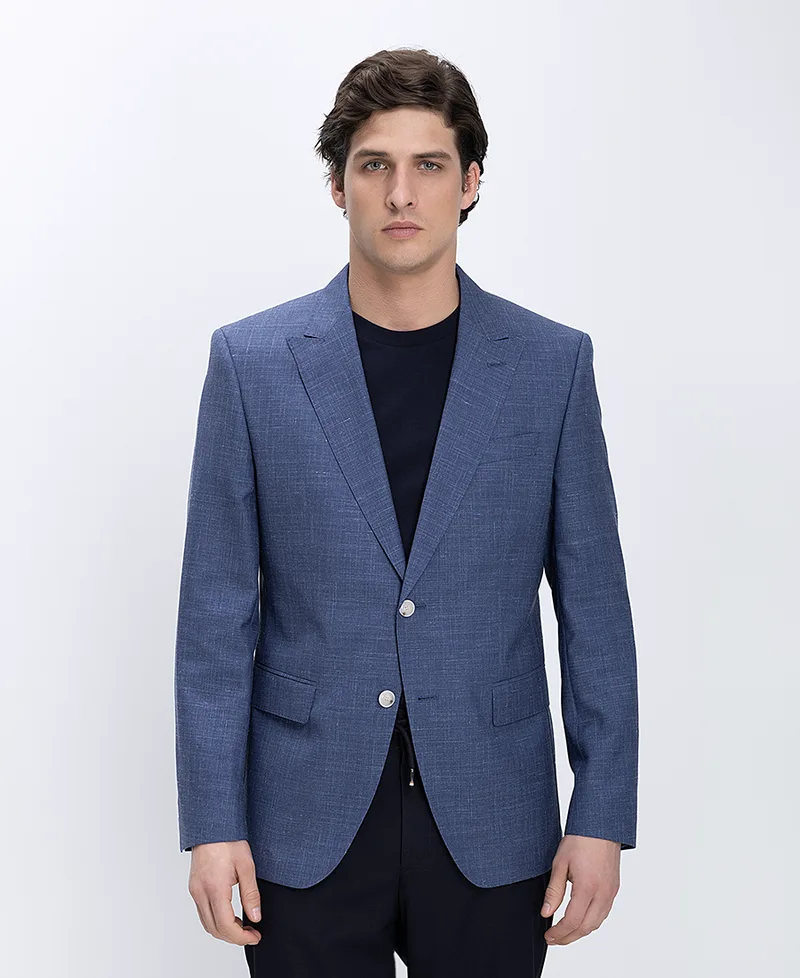 Boss Ανδρικό Λινό Σακάκι Modern Fit