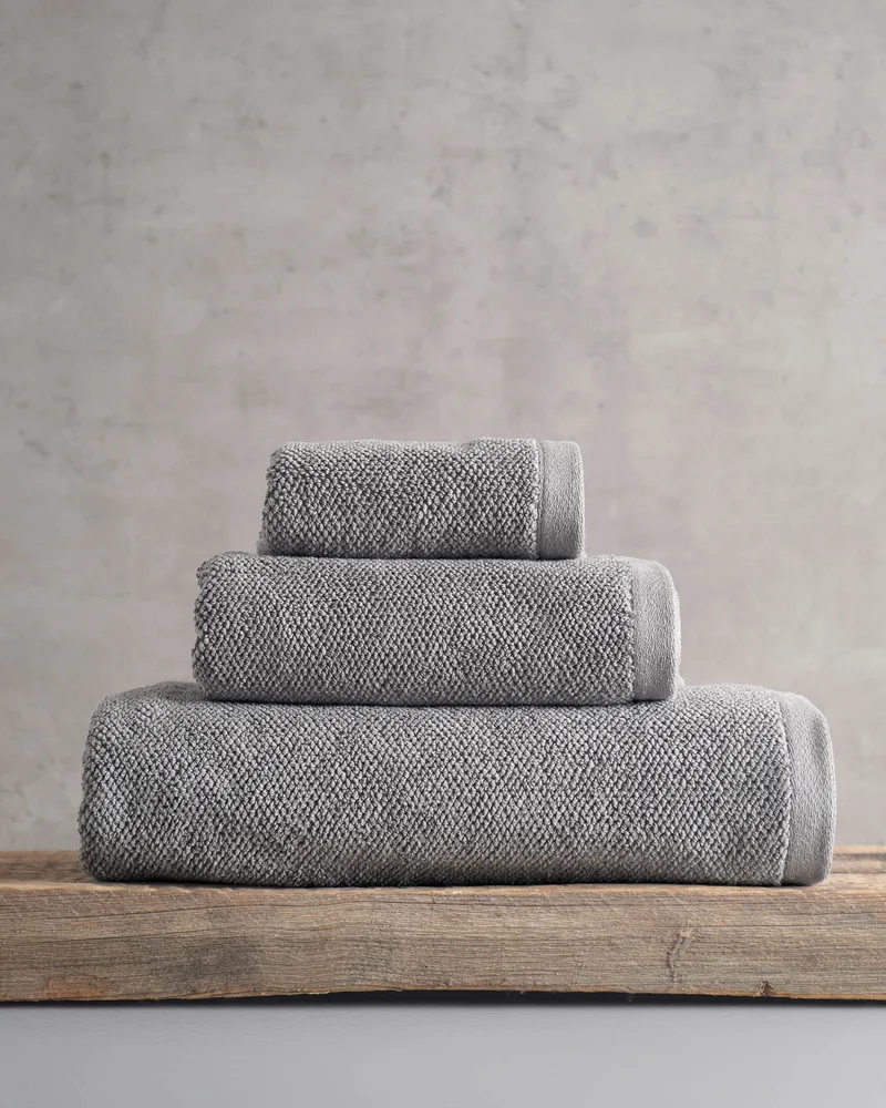 Σετ πετσέτες μπάνιου 3 τεμ. ESSENCE GREY (ΣΑΚΟΥΛΑ), RYTHMOS HOME