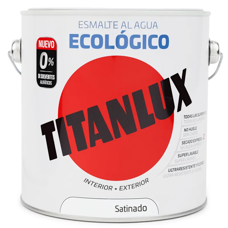 Ριπολίνη Οικολογική Νέας Τεχνολογίας TITAN TITANLUX ECO 566 SATINADO 2.5lt