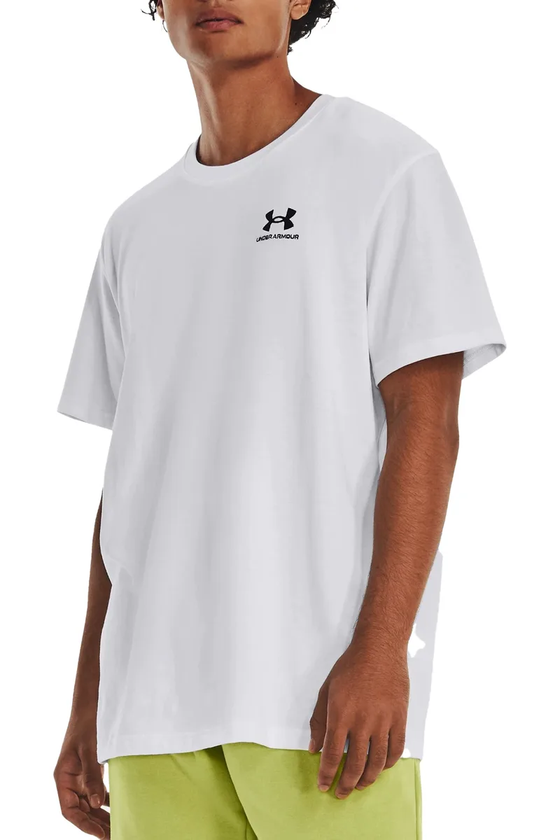 Μπλούζα Κοντομάνικη Under Armour Logo EMB Heavyweight 1373997-100 Ανδρικό