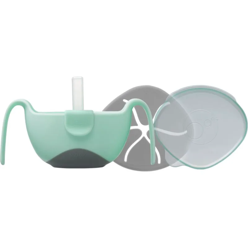b.box 3 in 1 Bowl & Straw μπολ με καλαμάκι Pisctachio 250 ml