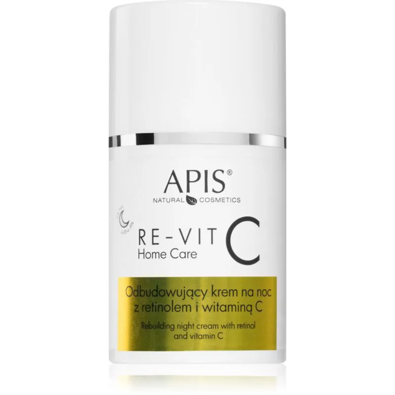 Apis Natural Cosmetics Re-Vit C Home Care ενυδατική αντιρυτιδική κρέμα νύχτας 50 ml