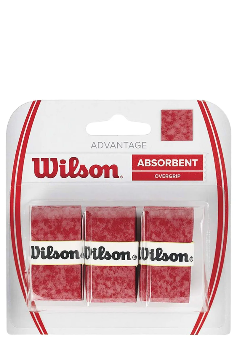 Λαβή Ρακέτας Wilson Advantage Overgrip RD 3PK WRZ4033RD-00