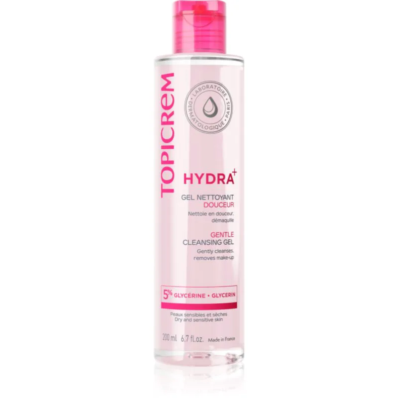 Topicrem UH BODY Gentle Cleansing Gel απαλό τζελ πλυσίματος Για πρόσωπο, σώμα και μαλλιά 200 ml