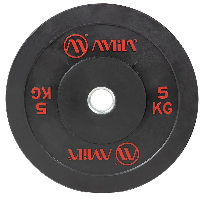 Δίσκος Amila Black R Bumper Slim 50mm 5kg