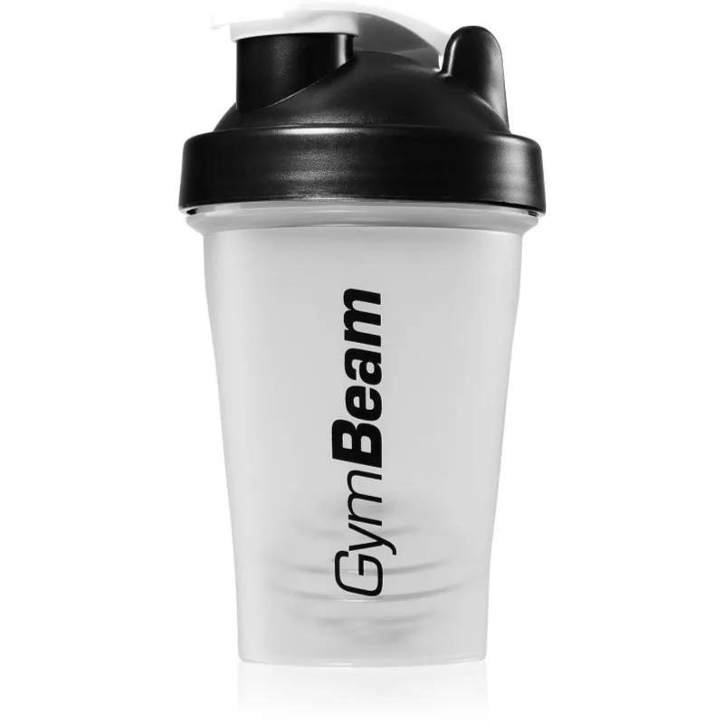 GymBeam Blend Bottle αθλητικό σέικερ χρώμα Transparent & Black 400 ml