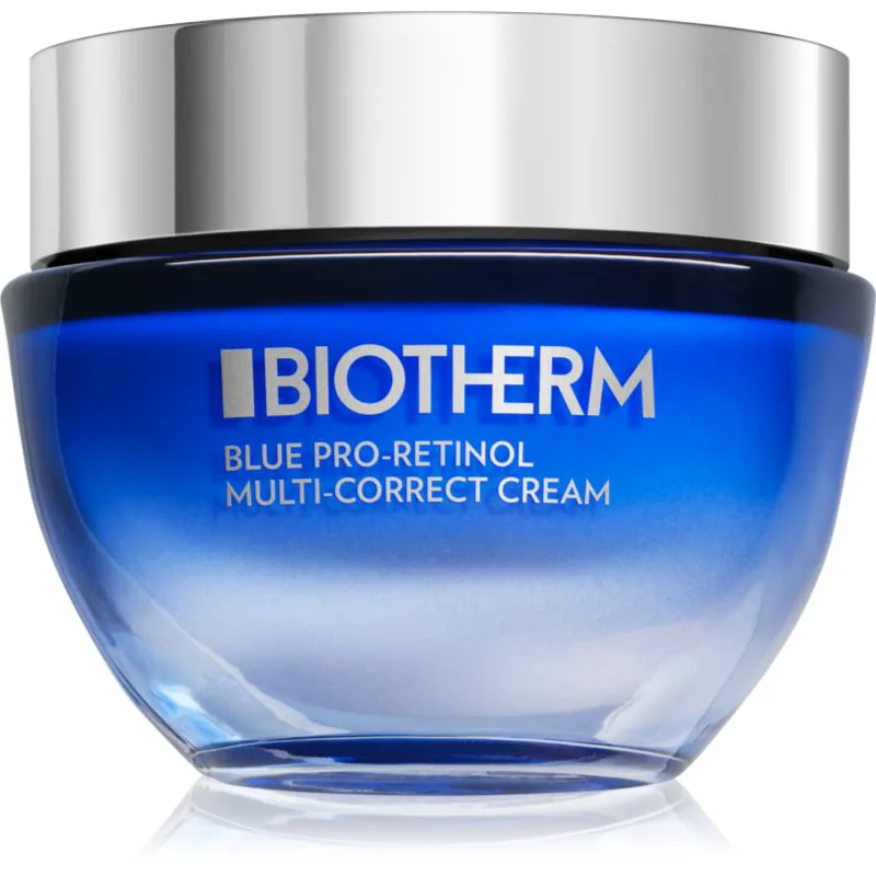 Biotherm Blue Pro-Retinol Multi Correct Cream κρέμα πολλαπλής διόρθωσης ενάντια στα σημάδια της γήρανσης με ρετινόλη για γυναίκες 50 ml