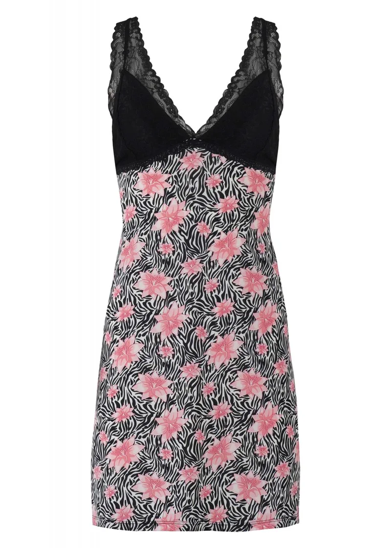 Γυναικείο νυχτικό all print δαντέλα. FLORAL