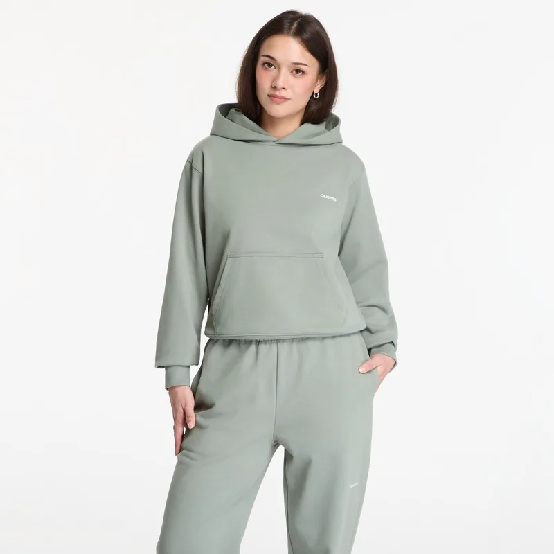 Φούτερ Queens Women's Sweats Essential Hoodie Leaf XXL