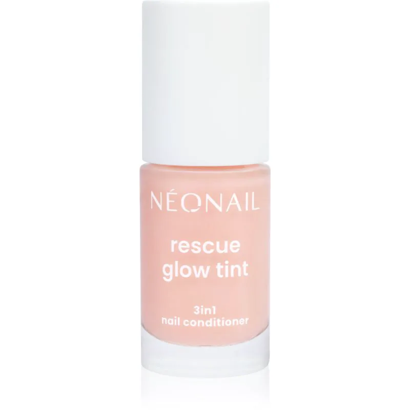 NEONAIL Rescue Glow Tint 3in1 Nail Conditioner περιποιητικό βερνίκι νυχιών απόχρωση Peachy Peach 7.2 ml