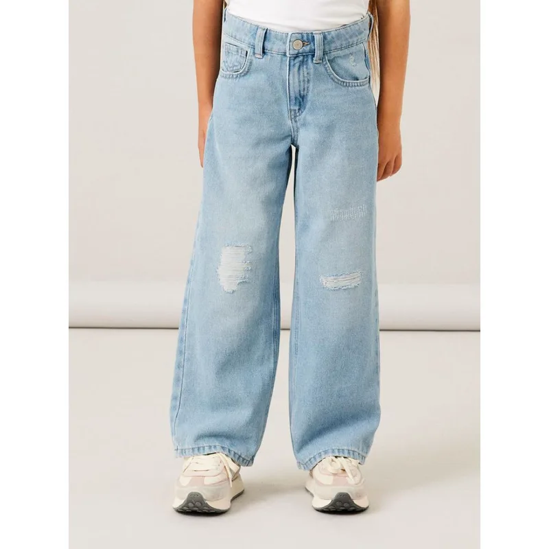 Παντελόνι τζιν κορίτσι name it-13211699-Light Blue Denim