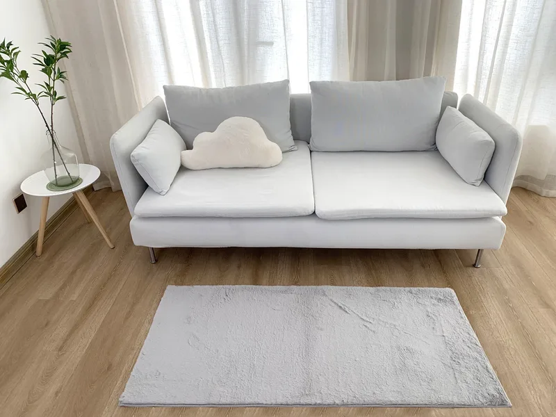 Χαλί 67x140 Γουνάκι Felicity Silver Grey