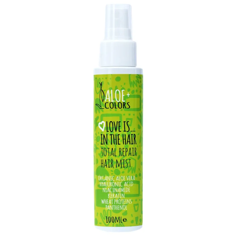 Aloe+ Colors Love Is In The Hair Total Repair Hair Mist Επανορθωτικό Mist Μαλλιών για Ενυδάτωση & Θρέψη 100ml