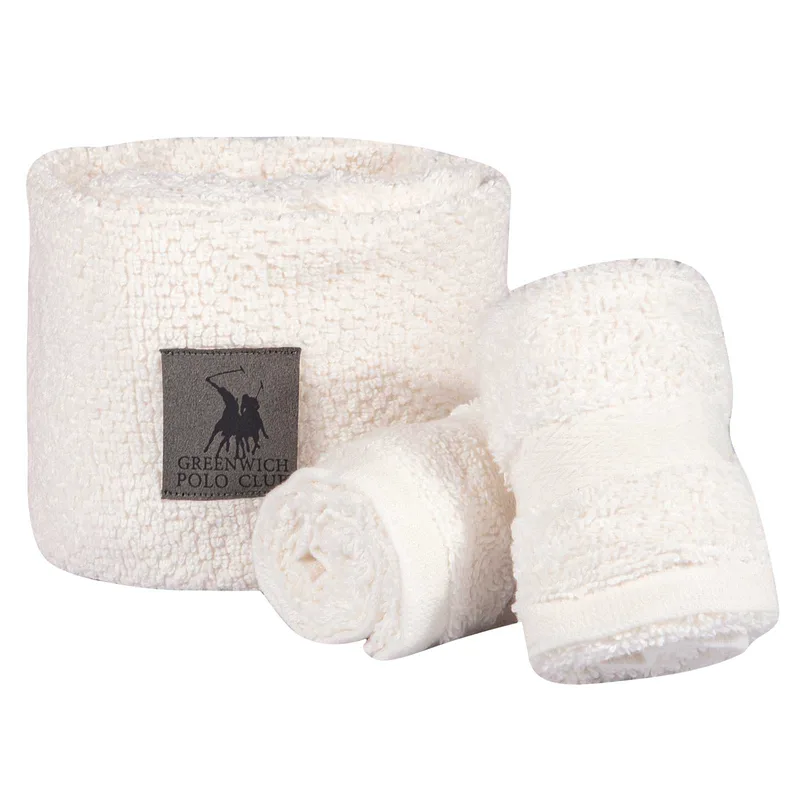 Greenwich polo club σετ πετσετεσ 4 τεμαχιων essential 4107 ecru 30χ30