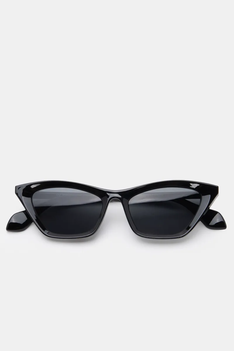 Γυαλιά Ηλίου Bold Cat-eye Fashion Design - Μαύρο