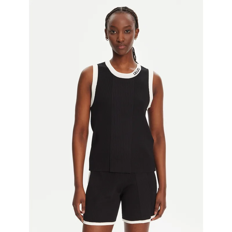 Liu Jo Sport Τοπ TA5092 MS022 Μαύρο Regular Fit