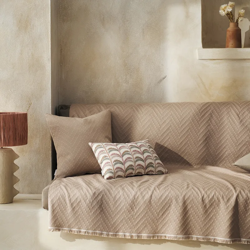 Ριχτάρι Πολυθρόνας Gofis Home Ori Hemp Μπεζ 401/21 180x180