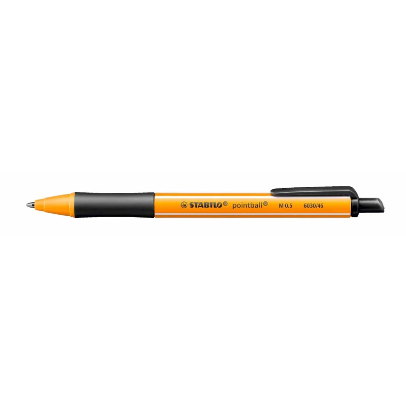 6030/46 Stabilo Στυλό Ballpoint 0.5mm Μαύρο Μελάνι