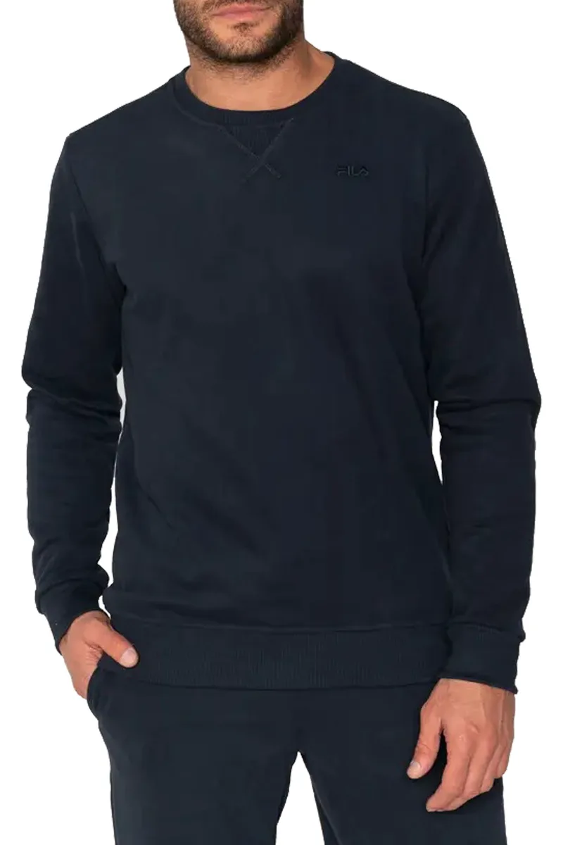 Μπλούζα Μακρυμάνικη Fila Brad Φούτερ APJC0012-NAVY Ανδρικό