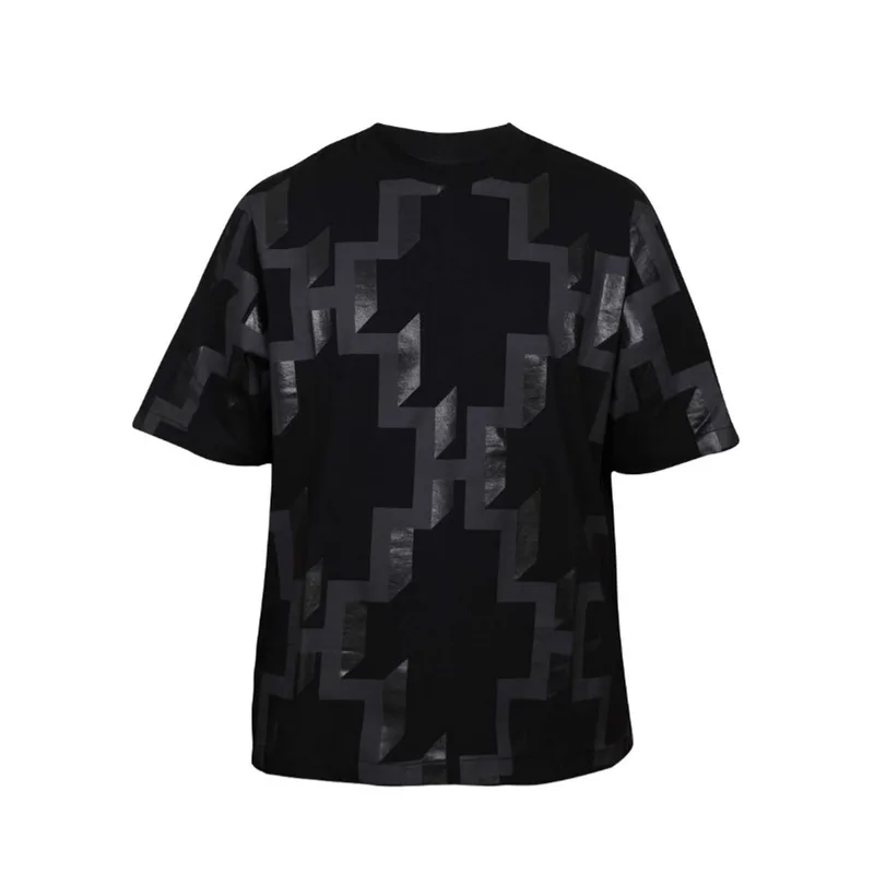 MARCELO BURLON Ανδρικό Μαύρο All Over Cross Tee
