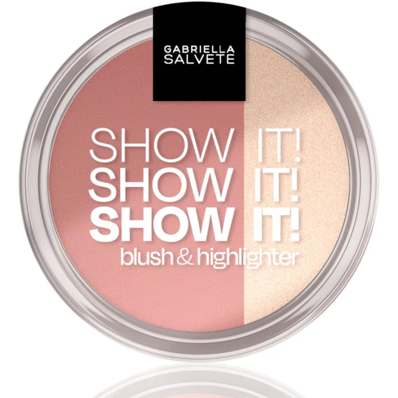 Gabriella Salvete Show It! ρουζ για φωτεινότητα απόχρωση 02 9 γρ