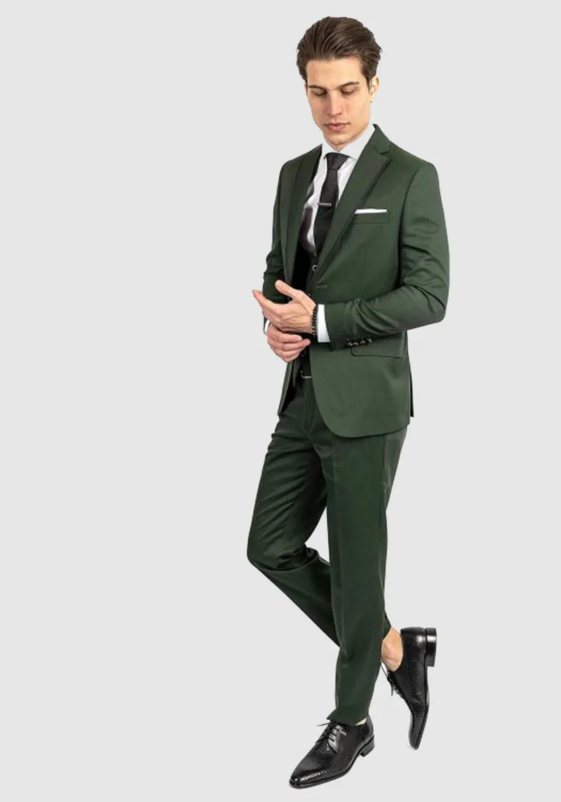 Fragosto Smokin της σειράς Suit - TUX1784 Green