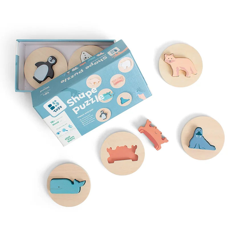 Παζλ Με Σφηνώματα Ξύλινο BS Toys GA501 - Bs Toys - GA501