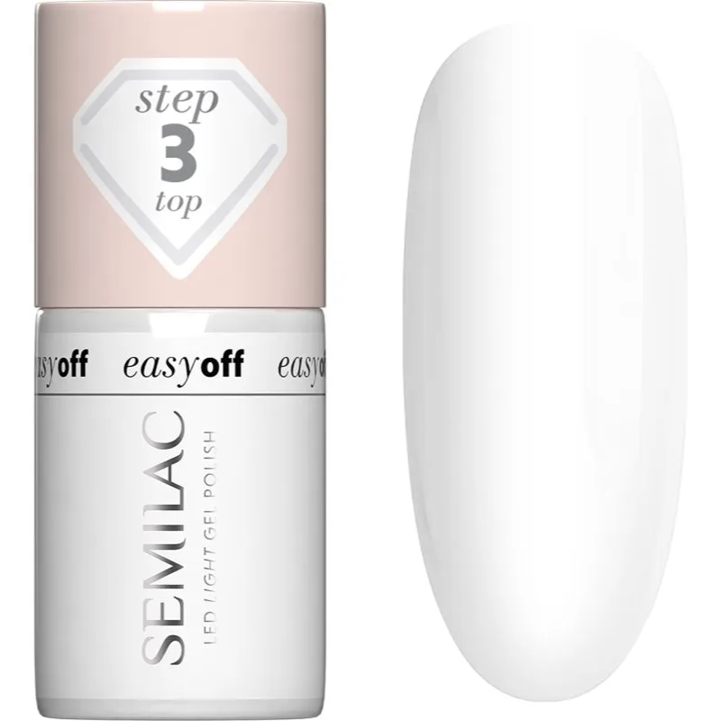 Semilac Easy Off Step 3 τζελ τοπ βερνίκι νυχιών 7 ml