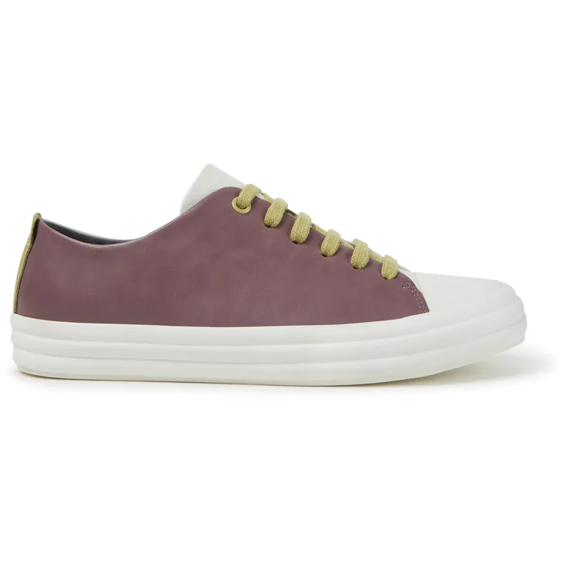 CAMPER Twins - Sneakers Για Γυναικεία - Λευκό,Μοβ,Γκρι, Μέγεθος 39, Smooth leather