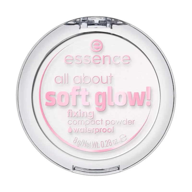 Blush & πούδρες Essence All About Soft Glow Compact Setting Powder! Waterproof