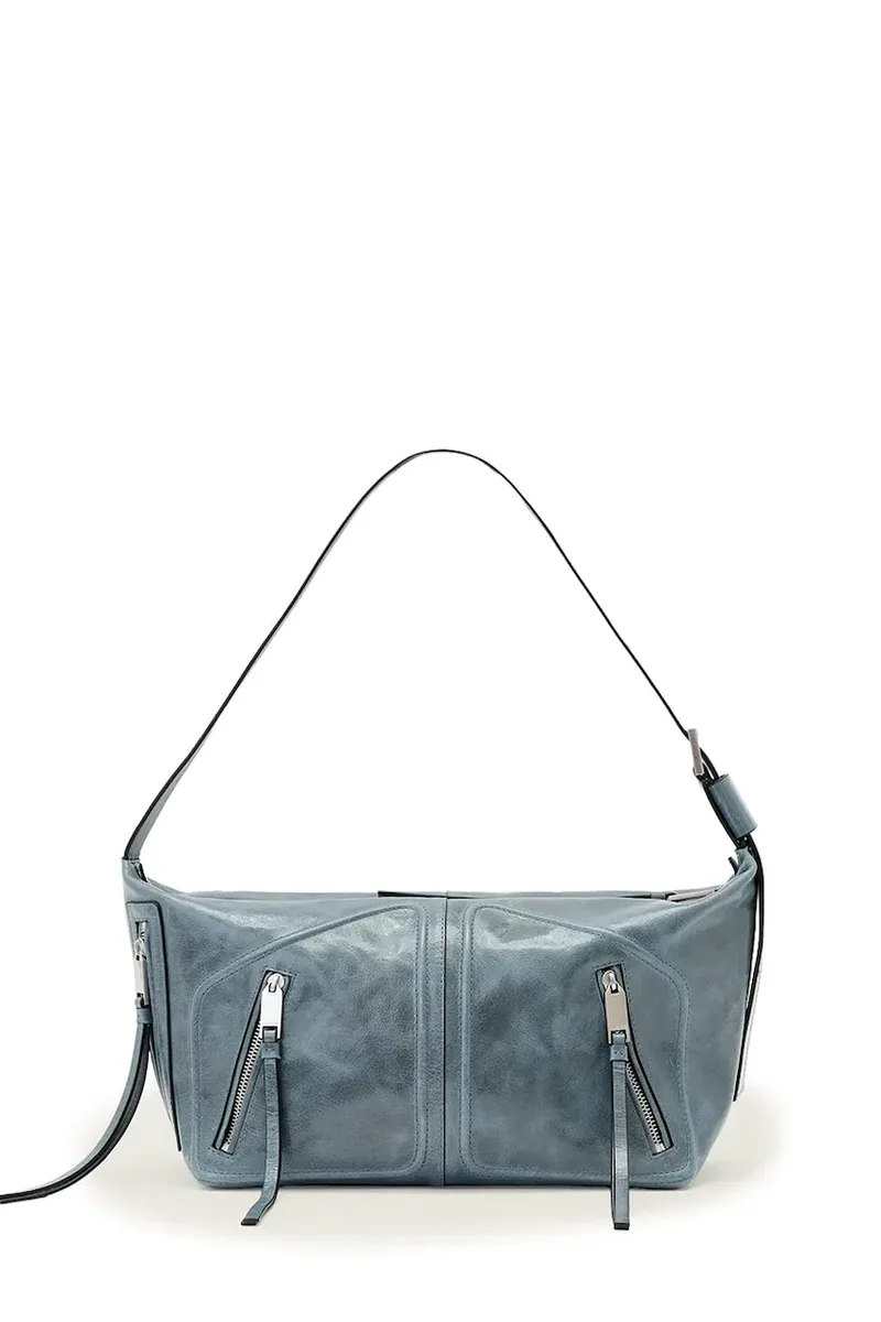 AllSaints Μικρή τσάντα γυναικεία δέρμα JEAN