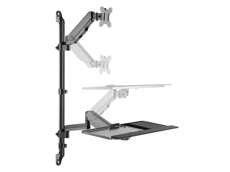 Equip Tischhalterung 17"-32"/ 1TFT 8kg 360°+Nb.halter. sw lite Retail