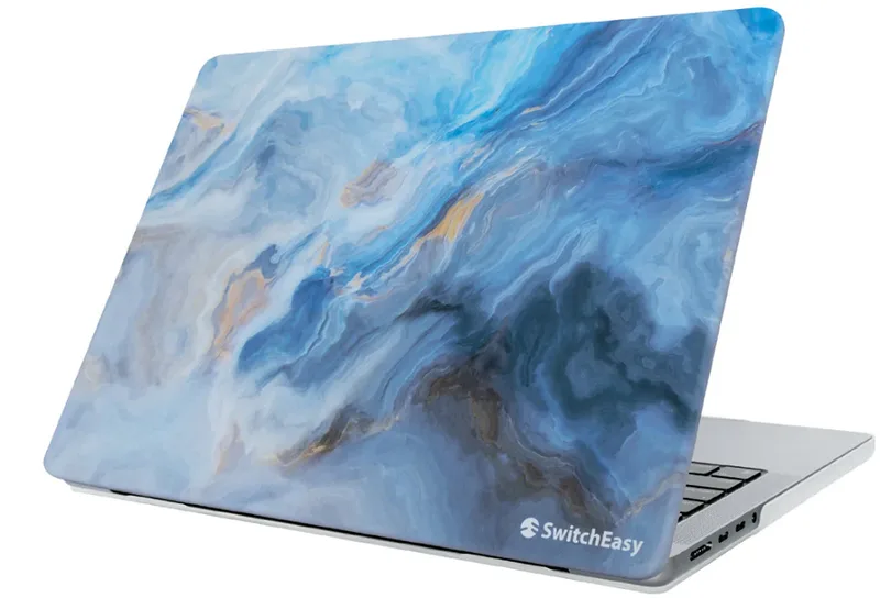 SwitchEasy Marble Σκληρή Θήκη Apple MacBook Pro 14" M1-M5 2025 / 2021 - Marine Blue (GS-105-232-296-223)