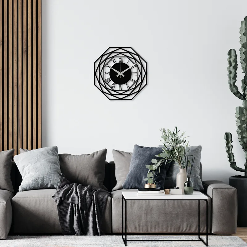 Μεταλλικό Διακοσμητικό Ρολόι Τοίχου Enzoclock - S012 279Enz1412 48x48 cm