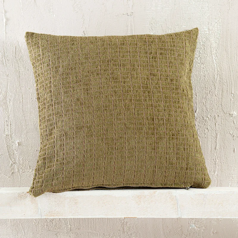 Διακοσμητική Μαξιλαροθήκη 40X40 Rythmos Corvet Λαδι (40x40)
