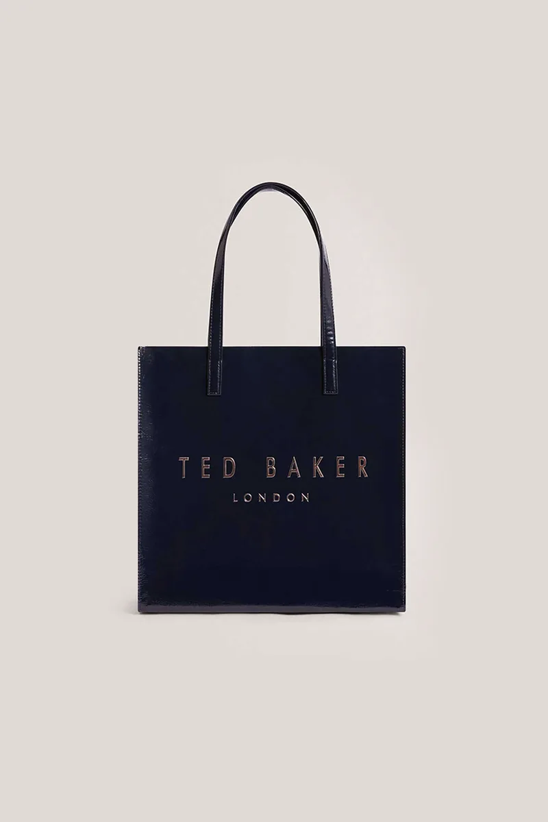 Ted Baker γυναικεία τσάντα ώμου shopper "Camryyn Large Printed Crinkle Icon'' - 282710 Σκούρο Μπλε