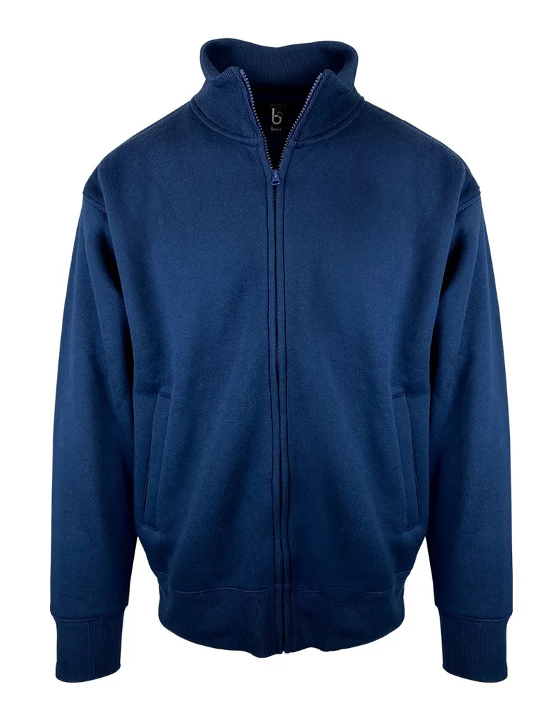 Unisex ζακέτα φούτερ χωρίς κουκούλα About Basics Deal - 00151 French Navy