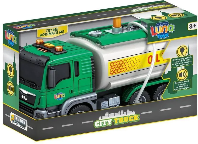 ΒΥΤΙΟΦΟΡΟ FRICTION LUNA TOYS 1:14, ΜΕ ΦΩΣ ΚΑΙ ΗΧΟ