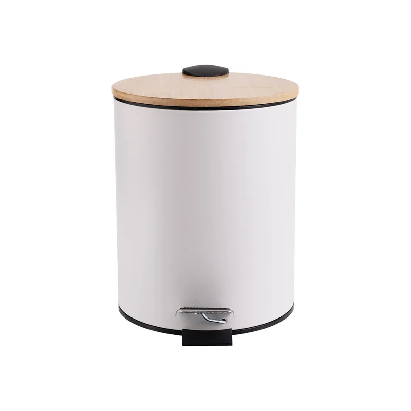ESTIA ΧΑΡΤΟΔΟΧΕΙΟ ΜΠΑΝΙΟΥ BAMBOO ESSENTIALS SOFT CLOSE 5lt ΛΕΥΚΟ 02-12731