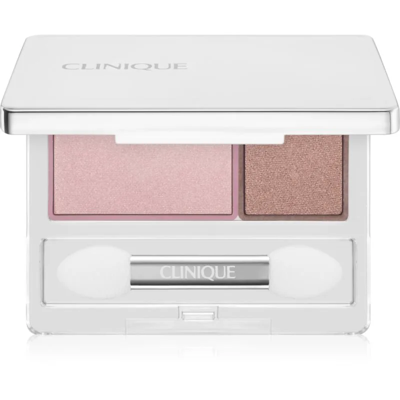 Clinique All About Shadow™ Duo διπλές σκιές ματιών απόχρωση Strawberry Fudge - Shimmer 1.7 γρ